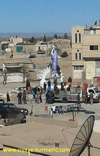 تمثال الحرية - عامودا - كردستان